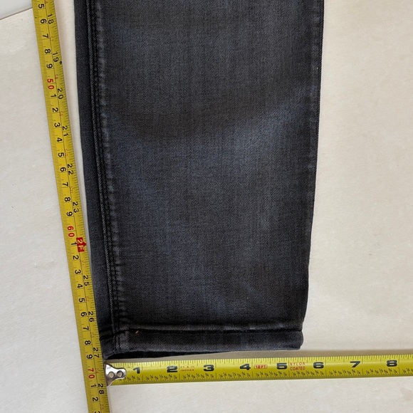 Laurie Felt Women's Dark Gray Silky Ankle Skinny W/Zipper Mid Waist Jeans Size M - Picture 8 of 10